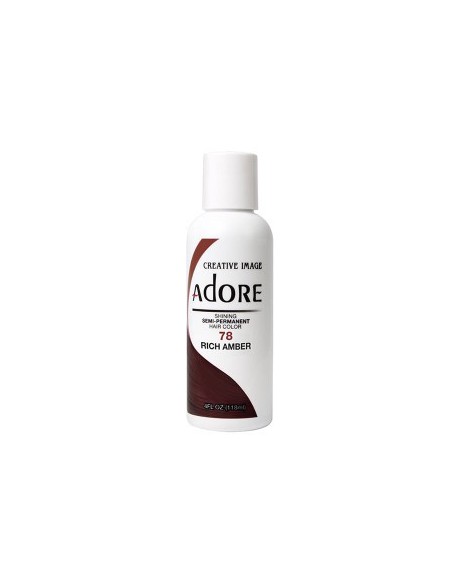 Adore Shining Semi Permanent Hair Color Rich Amber Adore Shining Semi Permanent Hair Color Rich Amber