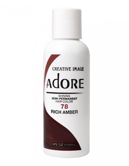 Adore Shining Semi Permanent Hair Color Rich Amber Adore Shining Semi Permanent Hair Color Rich Amber