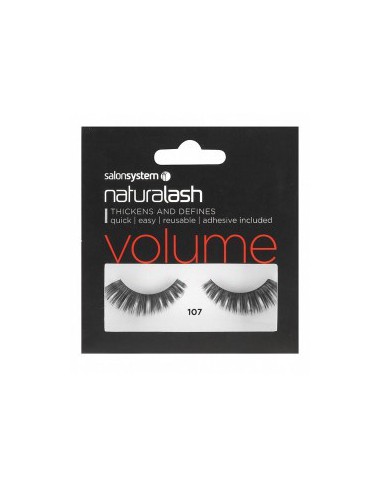 Naturalash 107 Black Volume Fake Eyelashes