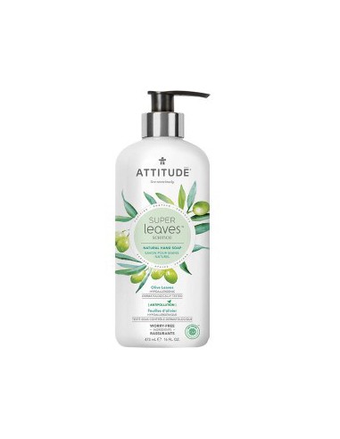 Super Leaves Science Natural Olive Leaves Hand Soap Super Leaves Science Natural Olive Leaves Hand Soap