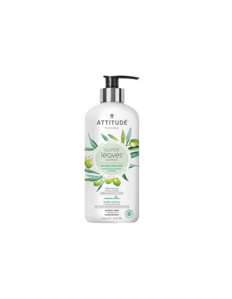 Super Leaves Science Natural Olive Leaves Hand Soap Super Leaves Science Natural Olive Leaves Hand Soap