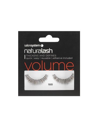 Naturalash 100 Black Volume Fake Eyelashes
