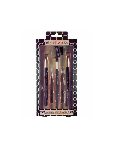Brush Works Luxury 5 Piece Brow Set Brush Works Luxury 5 Piece Brow Set