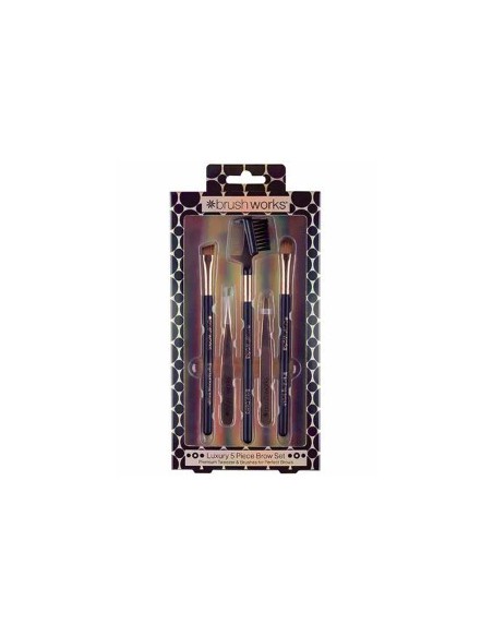 Brush Works Luxury 5 Piece Brow Set Brush Works Luxury 5 Piece Brow Set