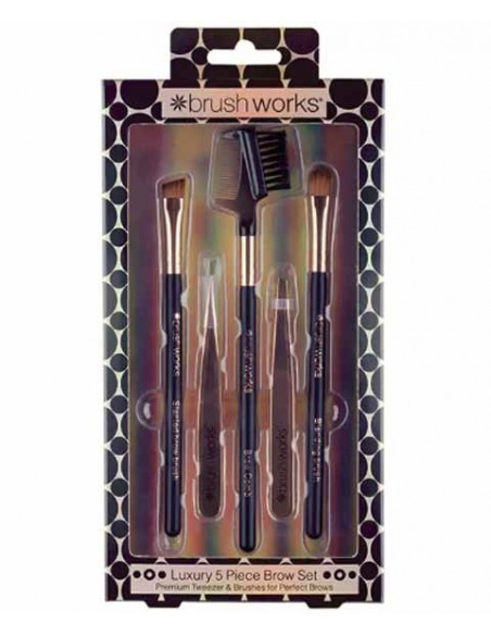 Brush Works Luxury 5 Piece Brow Set Brush Works Luxury 5 Piece Brow Set