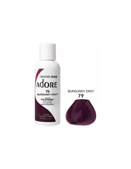 Adore Shining Semi Permanent Hair Color Burgundy Envy Adore Shining Semi Permanent Hair Color Burgundy Envy