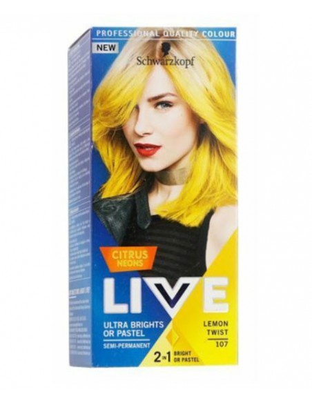 Live Citrus Neon Ultra Bright Or Pastel Semi Permanent Color Live Citrus Neon Ultra Bright Or Pastel Semi Permanent Color