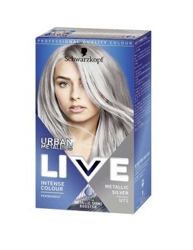 Live Urban Metalic Intense Permanent Colour U71 Metallic Silver