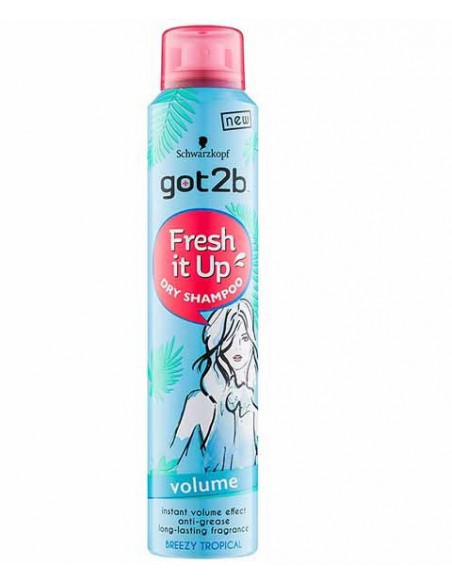 Got2b Volume Fresh It Up Breezy Tropical Dry Shampoo Got2b Volume Fresh It Up Breezy Tropical Dry Shampoo