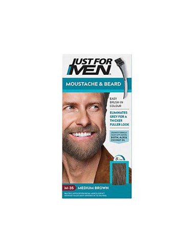 Just For Men Mustache And Beard Brush In Color Gel