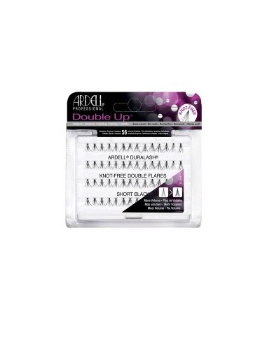 Ardell Double Up Knot Free Double Flares Lashes Short Black