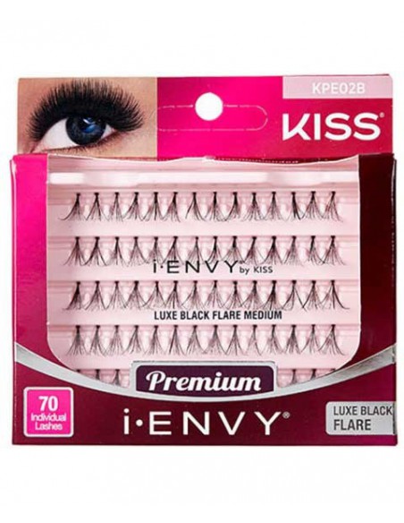I Envy Luxe Black Flare Medium Lashes KPE02B I Envy Luxe Black Flare Medium Lashes KPE02B