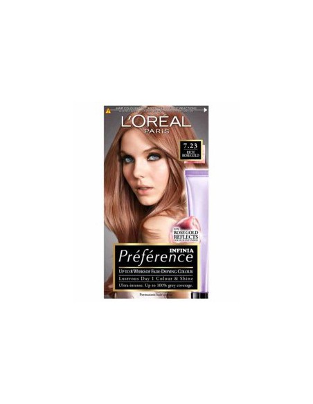 Preference Infinia Permanent Color 7.23 Rich Rose Gold