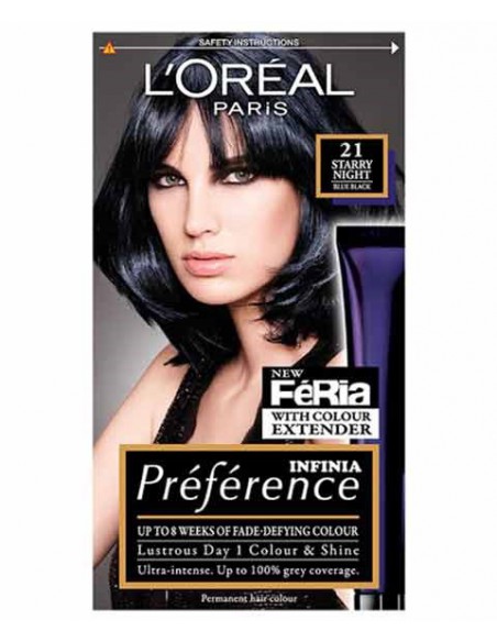 Preference Infinia Permanent Color 21 Starry Night Blue Black Preference Infinia Permanent Color 21 Starry Night Blue Black
