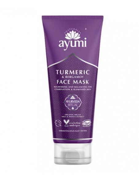 Ayumi Naturals Turmeric And Bergamot Face Mask Ayumi Naturals Turmeric And Bergamot Face Mask