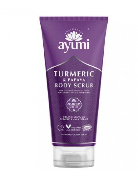 Ayumi Naturals Turmeric And Papaya Body Scrub Ayumi Naturals Turmeric And Papaya Body Scrub