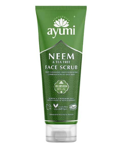 Ayumi Naturals Neem And Tea Tree Face Scrub