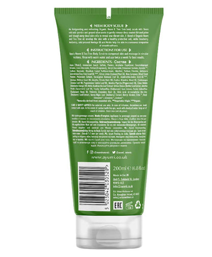 Ayumi Naturals Neem And Tea Tree Body Scrub