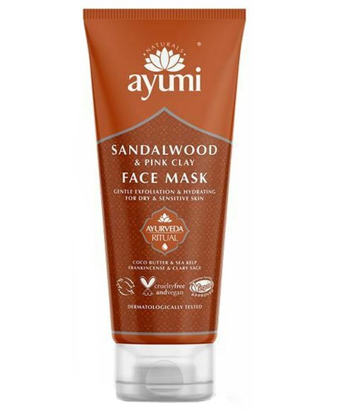 Ayumi Naturals Sandalwood And Pink Clay Face Mask