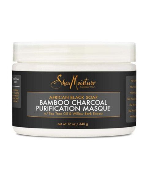 African Black Soap Bamboo Charcoal Purification Masque