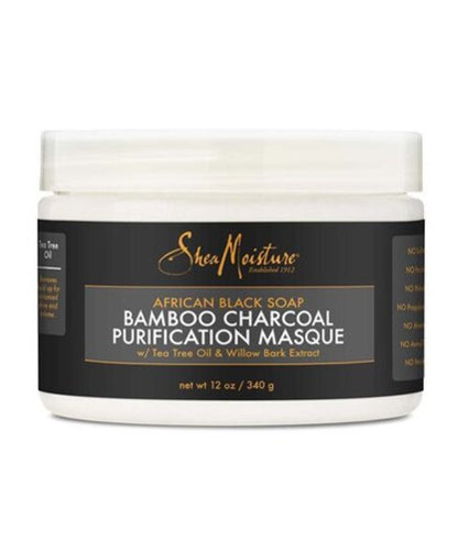 African Black Soap Bamboo Charcoal Purification Masque