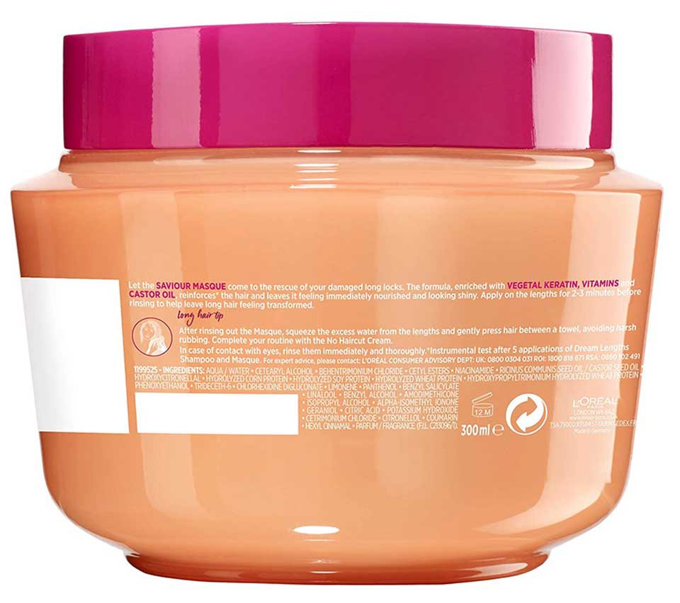 Elvive Dream Lengths Saviour Mask