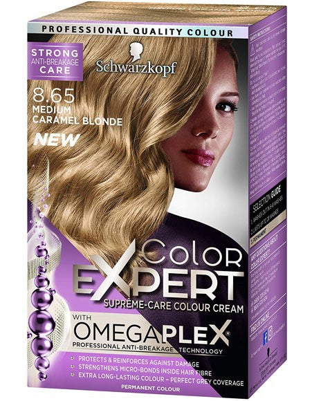 Color Expert Omegaplex Colour Cream 8.65 Medium Caramel Blonde