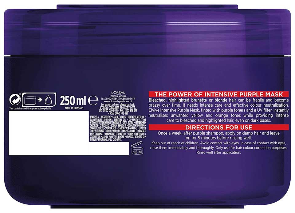 Elvive Colour Protect Intensive Purple Mask