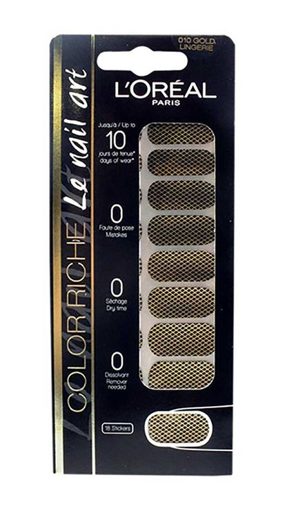 Color Riche Le Nail Art 010 Gold Lingerie