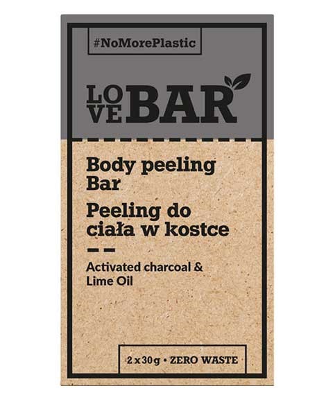 Body Peeling Bar With Activated Charcoal And Lime Oil