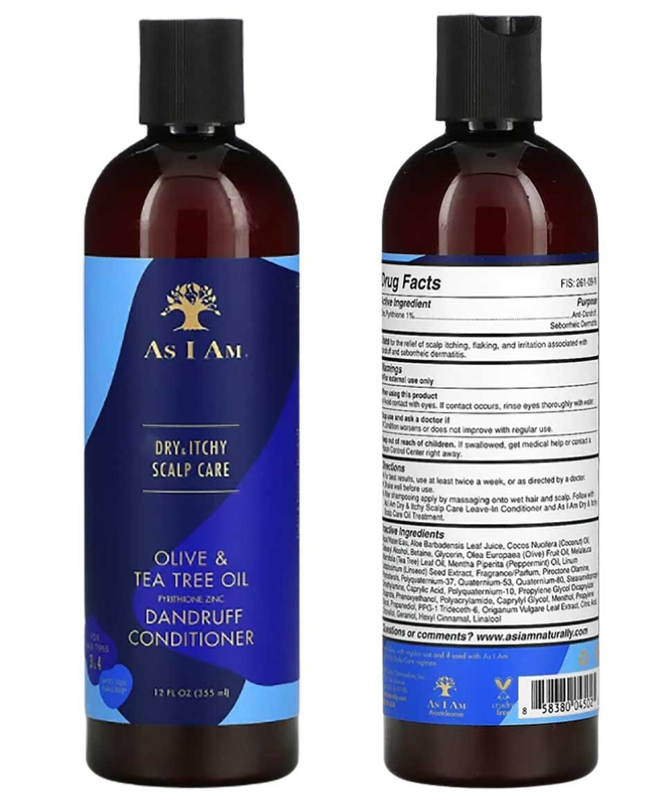 Dry And Itchy Scalp Care Olive And Tea Tree Dandruff Conditioner