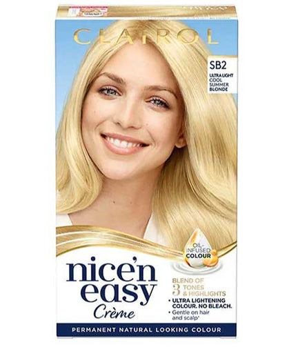 Nice N Easy Creme Permanent Color SB2 Ultra Light Cool Summer Blonde