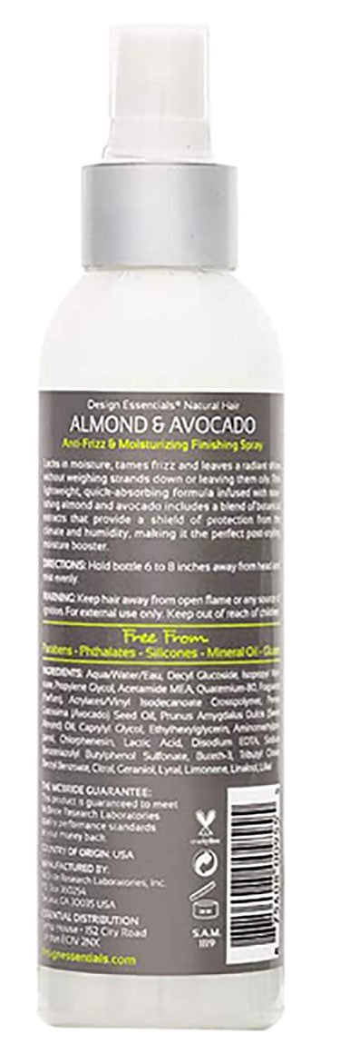 Almond And Avocado Anti Frizz Moisturizing Finishing Spray