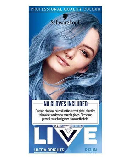 Live Pretty Pastels Ultra Brights Semi Permanent Denim Steel