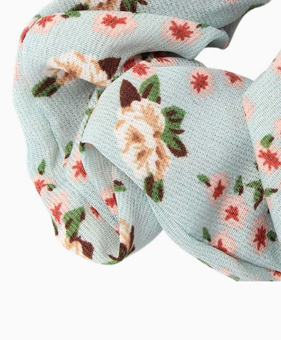 Floral Print Regular Scrunchie 8390