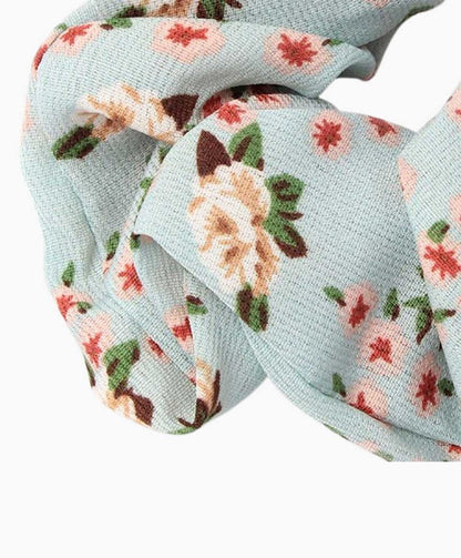 Floral Print Regular Scrunchie 8390