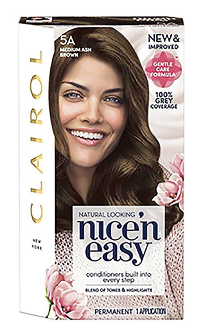 Nice N Easy Permanent Hair Color 5A Medium Ash Brown