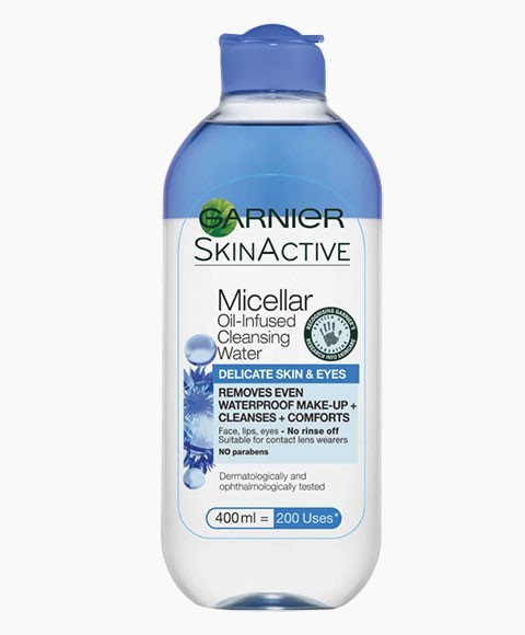 Skin Active Micellar Oil Infused Cleansing Water