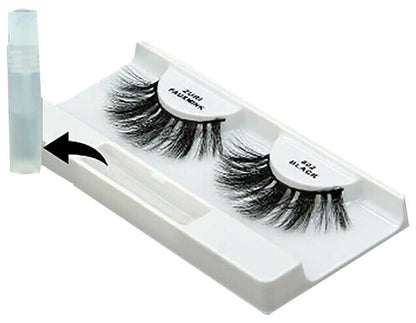 Zuri Fauxmink Eyelashes 802 Black
