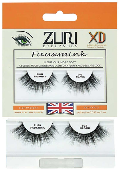 Zuri Fauxmink Eyelashes 903 Black