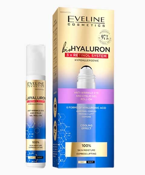 Bio Hyaluron Anti Wrinkle Eye And Eyelid Gel Roll On