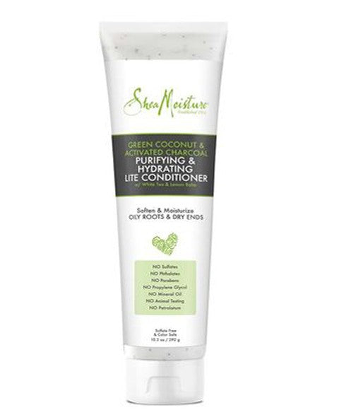 Green Coconut And Activated Charcoal Purifying And Hydrating Lite Conditioner