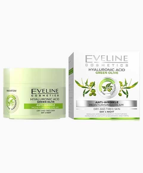 Hyaluronic Acid Green Olive Anti Wrinkle Day &amp; Night Cream