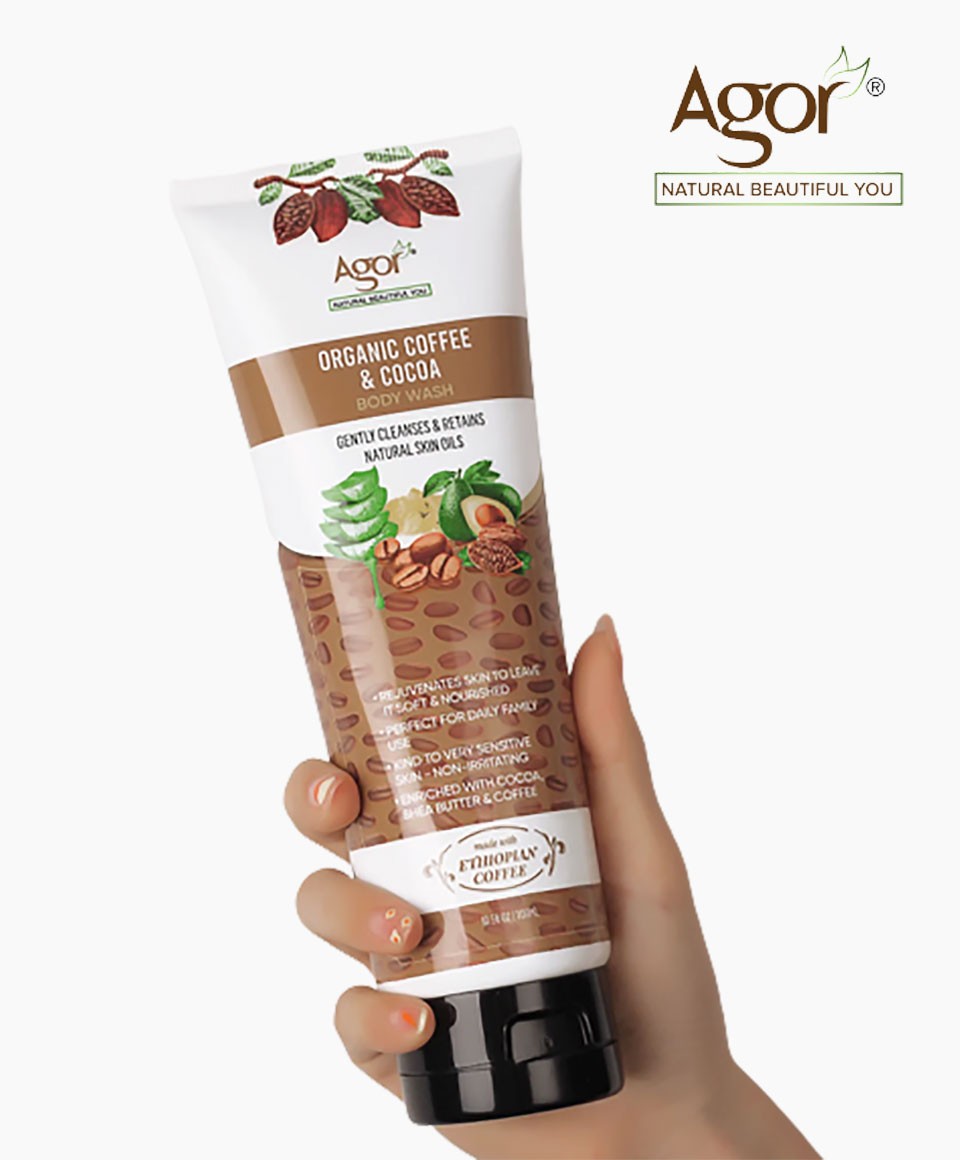 Agor Organic Coffee And Cocoa Body Wash