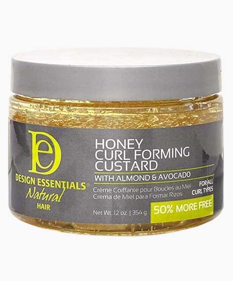 Natural Honey Curl Forming Custard With Almond And Avocado
