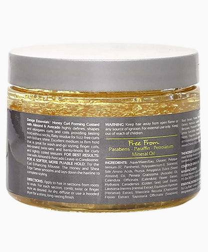 Natural Honey Curl Forming Custard With Almond And Avocado