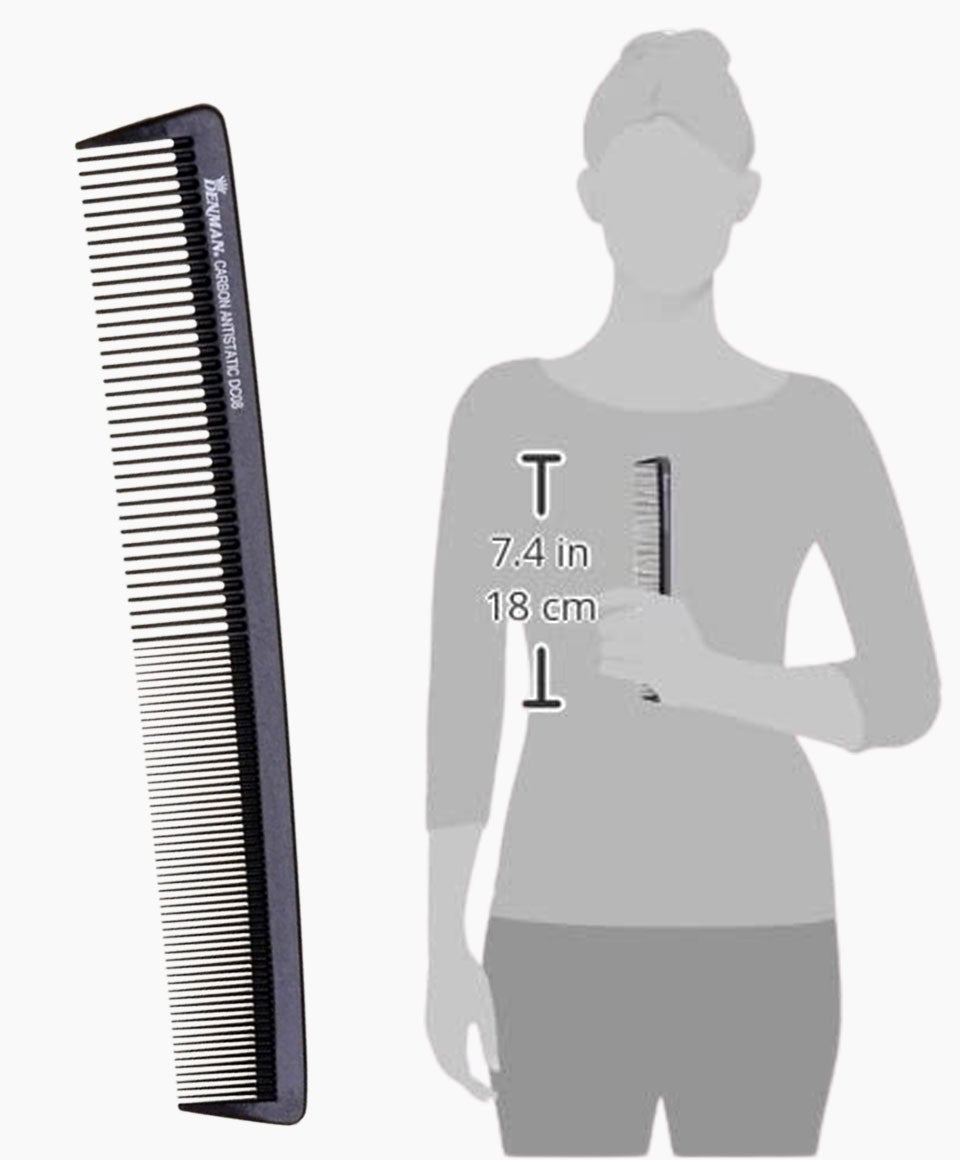 Denman Professional Carbon Comb DC08