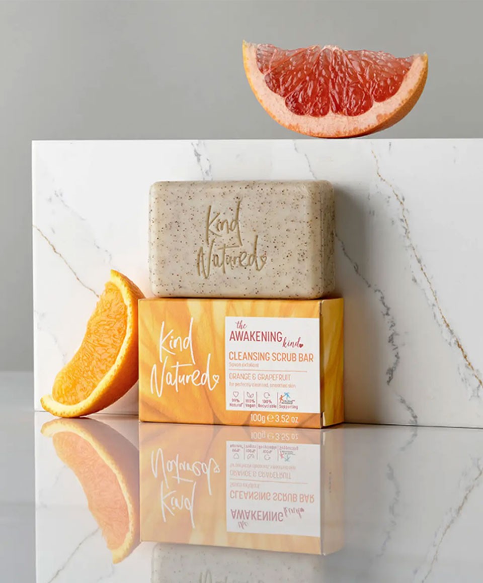 The Awakening Kind Orange Grapefruit Cleansing Scrub Bar