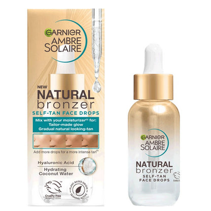 Ambre Solaire Natural Bronzer Self Tan Face Drops