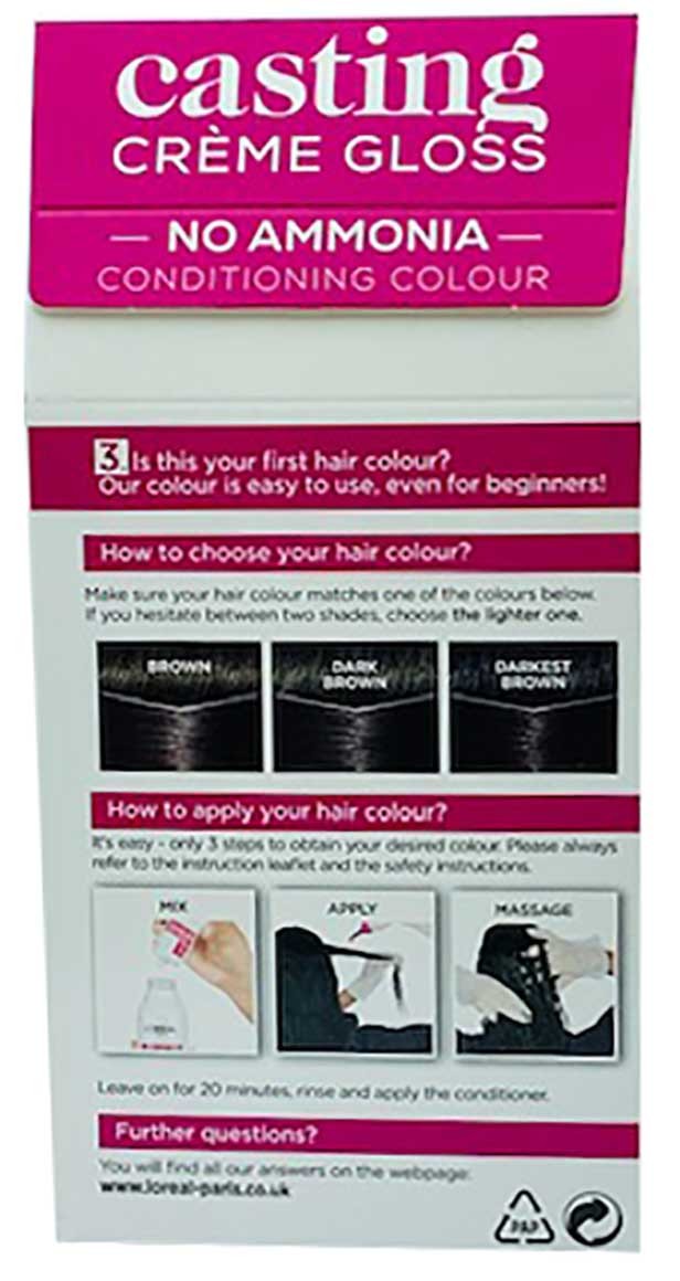 Casting Creme Gloss Conditioning Color 3102 Cool Dark Brown